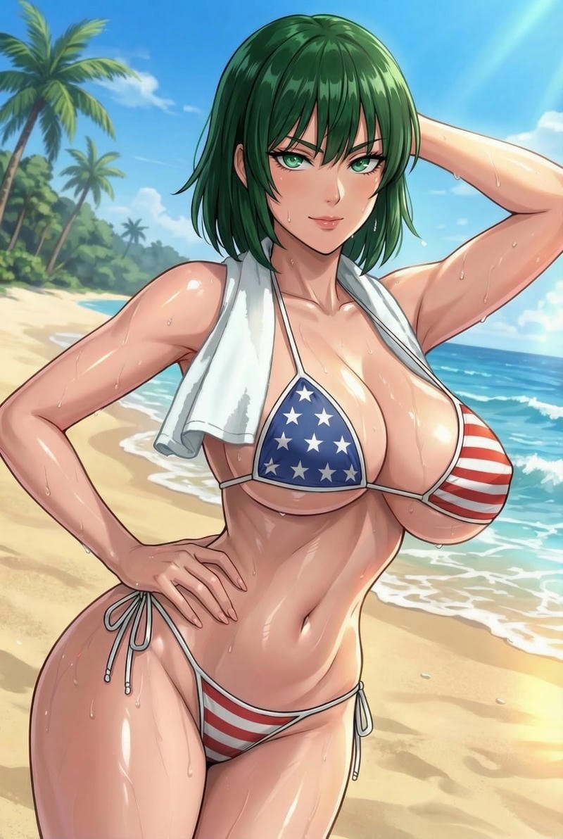 Hình gái anime mặc bikini nuột nà