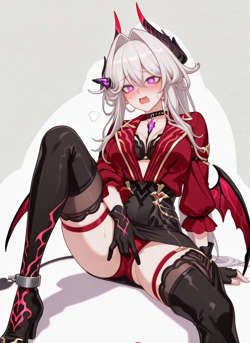 Hình hentai succubus lồn hồng hào nứng lồn