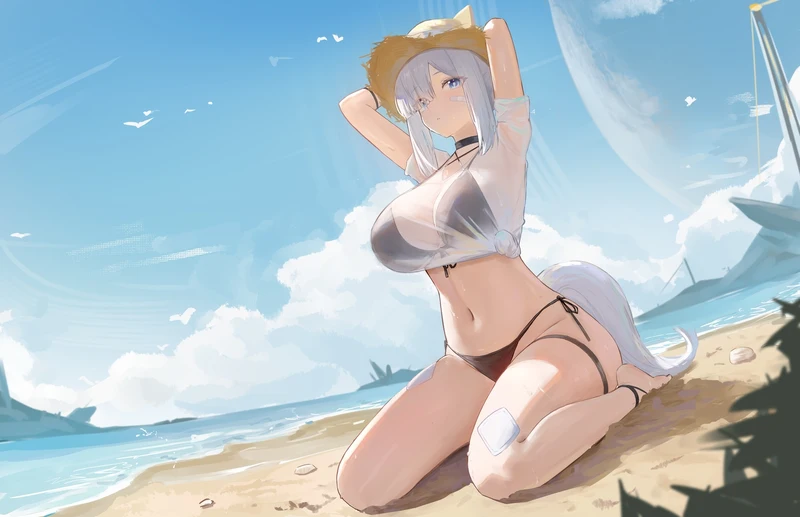 Hình lồn anime trắng hồng quyến rũ