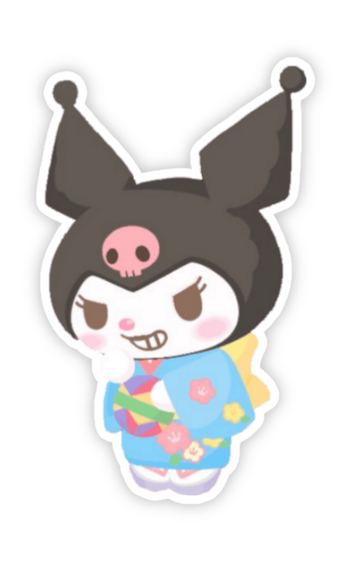 Hình nhãn dán Kurumi kì bí huyền ảo