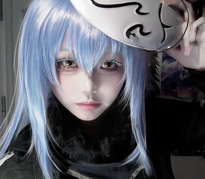 Hình nhân vật Rimuru cosplay phong cách trẻ trung