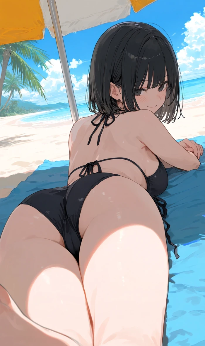Hình nóng AI anime quyến rũ thanh tú