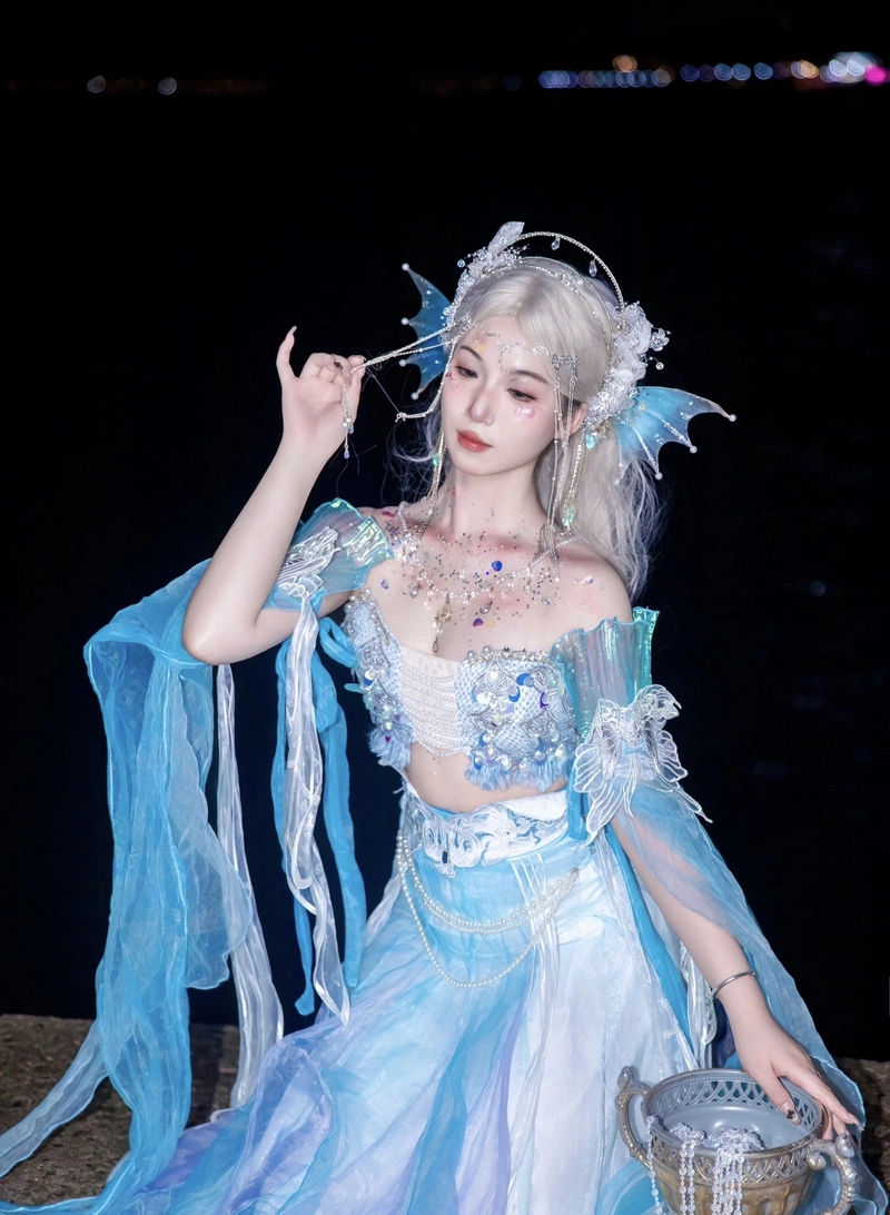 Hình phụ kiện vỏ sò nàng tiên cá cosplay nổi bật chi tiết