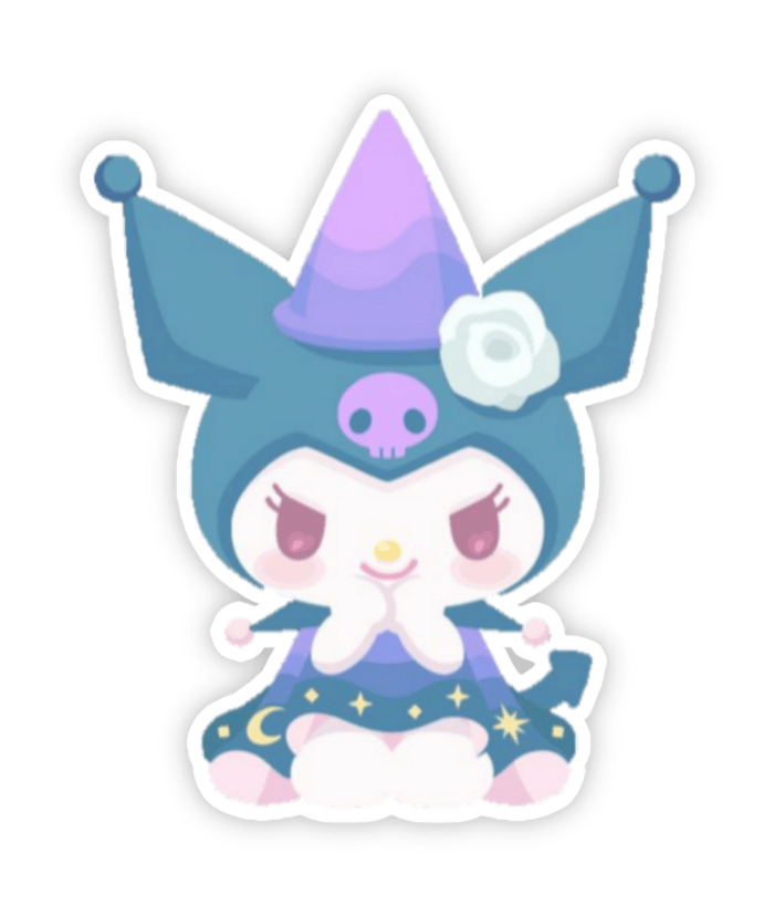 Hình sticker Kurumi hoạt hình mềm mại