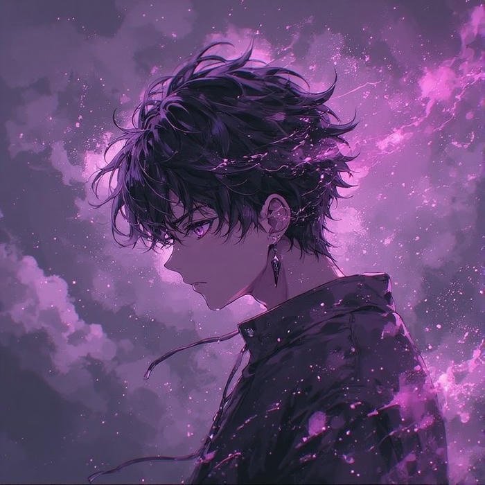 Mẫu ảnh anime nam ngầu phong cách