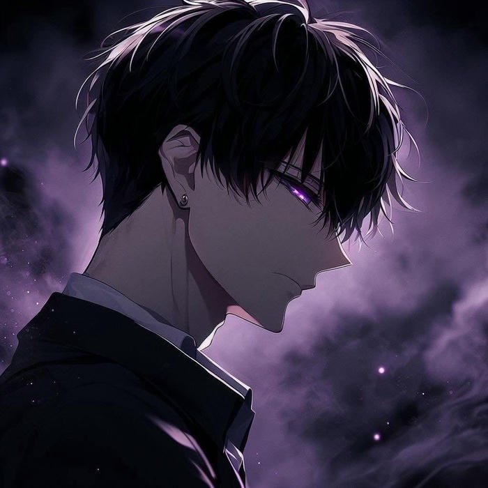 Mẫu ảnh phong trần anime nam ngầu