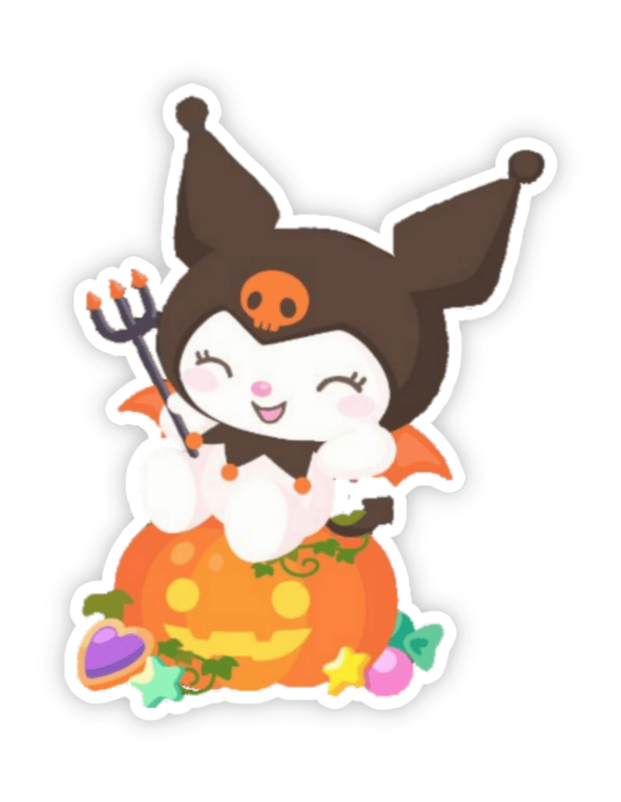 Nhãn dán Kurumi cười tươi như hoa