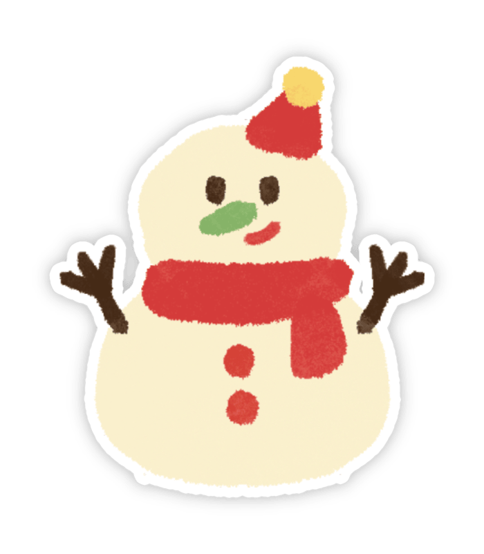 Nhãn dán đáng yêu nhìn rất xinh