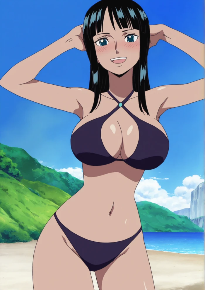 Nico Robin hentai nóng bỏng đầy nghệ thuật