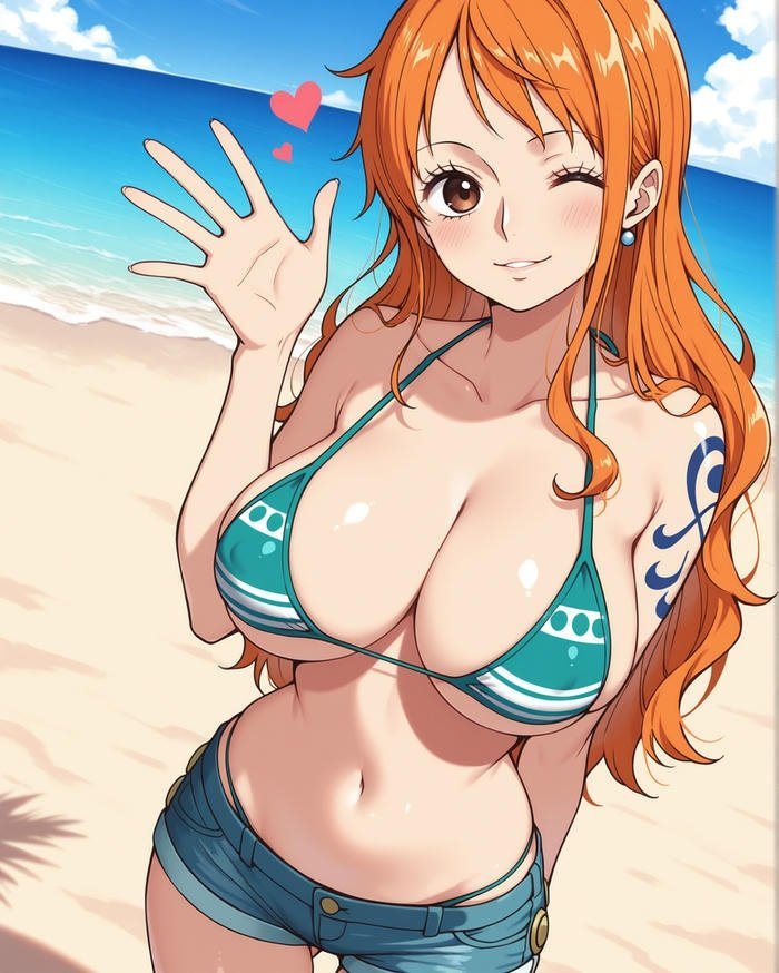 One piece nude nóng bỏng