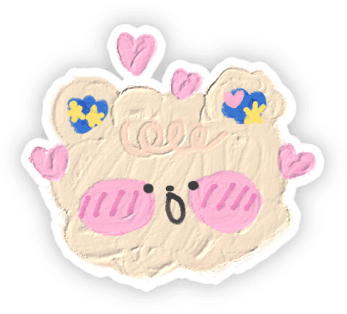 Sticker cute dễ thương đẹp ở tin nhắn