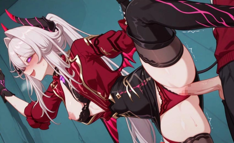 Succubus hentai R34 vú to trắng nõn