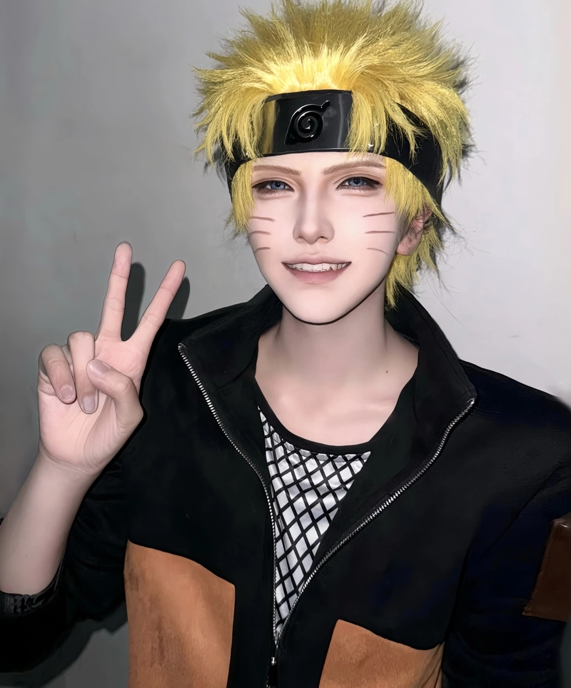 Trai đẹp cosplay phong thái mạnh mẽ Naruto