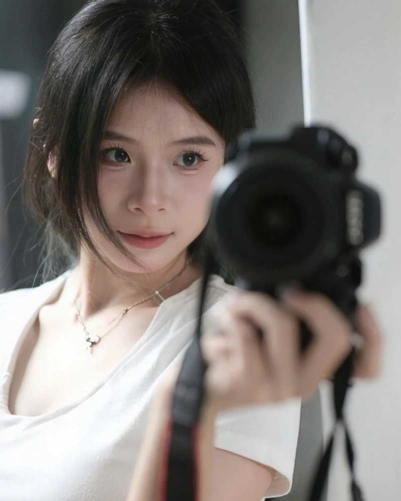 Vẻ tươi trẻ của gái xinh 2k5 trong trang phục gợi cảm