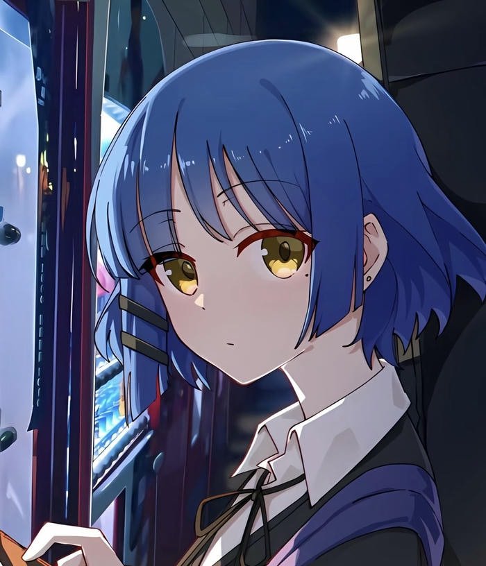 ảnh anime buồn gương mặt lạnh