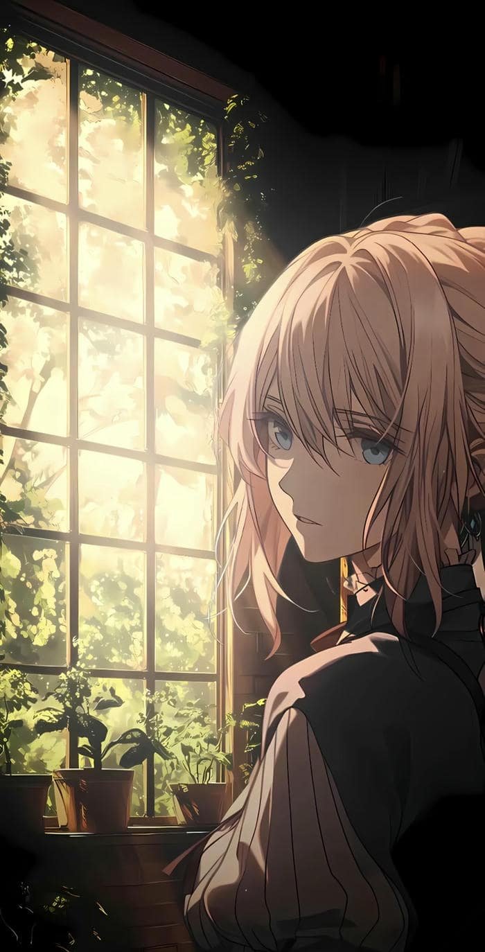 ảnh anime buồn nét mặt trầm