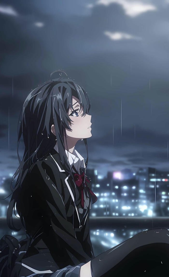 ảnh anime buồn vì tình yêu chênh vênh