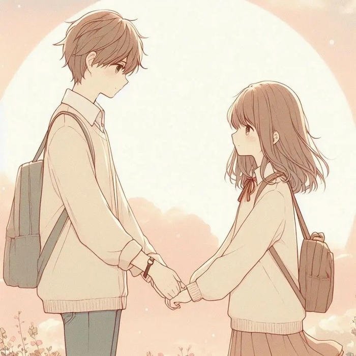 ảnh anime cầm tay nhẹ nhàng