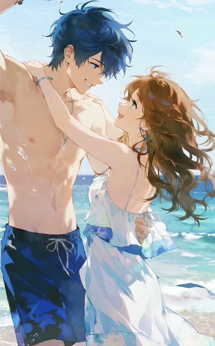 ảnh anime cặp đôi ôm nhau