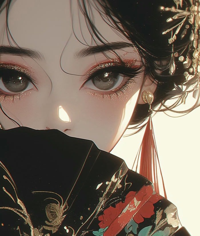 ảnh anime che mặt cảm xúc lạ