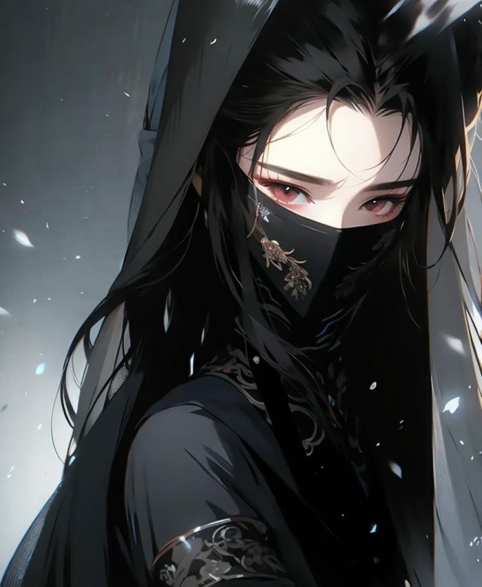 ảnh anime che mặt nghệ thuật