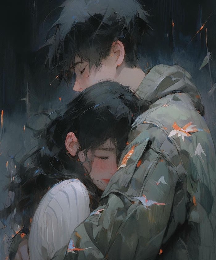 ảnh anime chia tay tình yêu