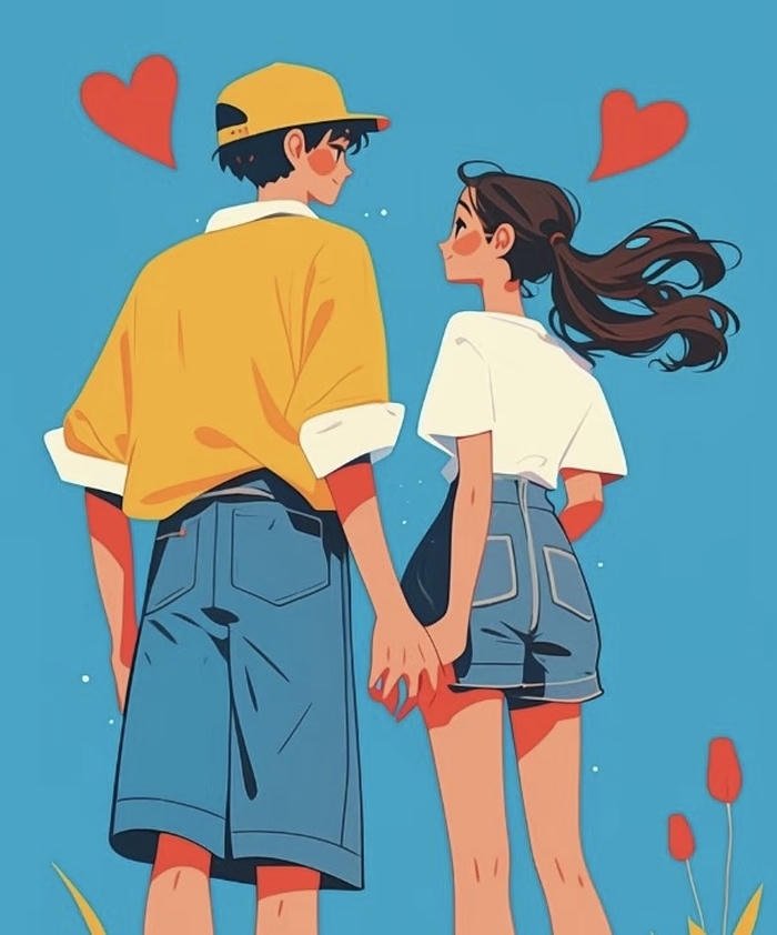 ảnh anime đôi tay gắn kết