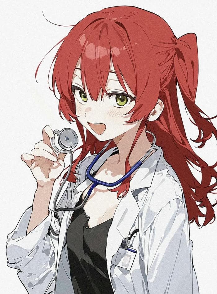 ảnh anime hiếm đẹp cô nàng bác sĩ