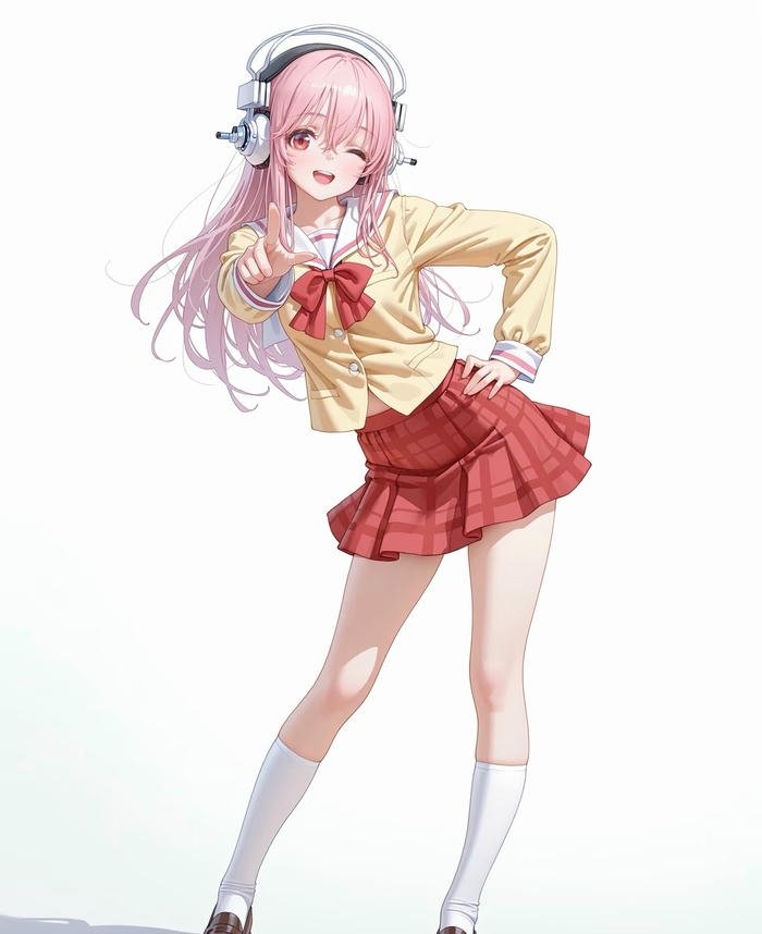 ảnh anime học sinh dáng hình thiếu nữ