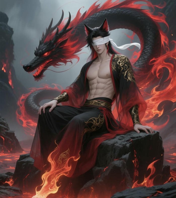 ảnh anime nam 6 múi phong cách chiến