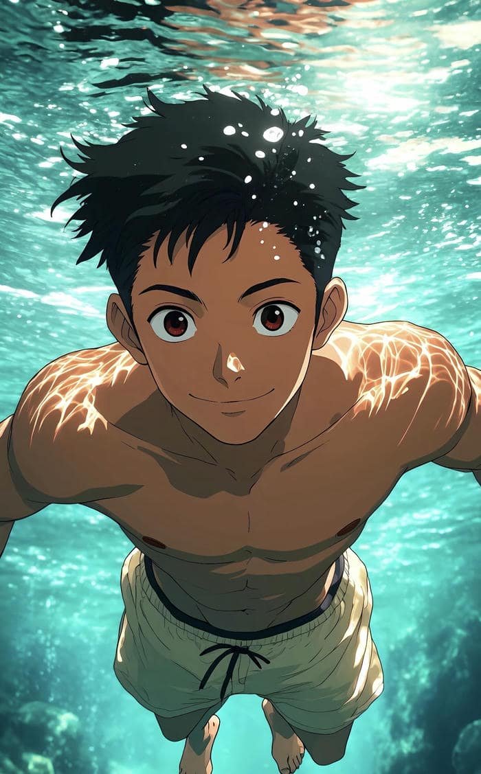 ảnh anime nam 6 múi phong thái đỉnh