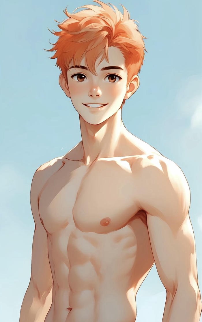 ảnh anime nam 6 múi thân hình săn