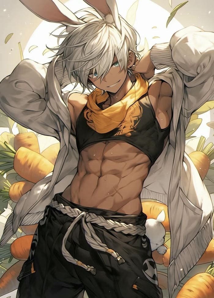 ảnh anime nam 6 múi thần thái cuốn
