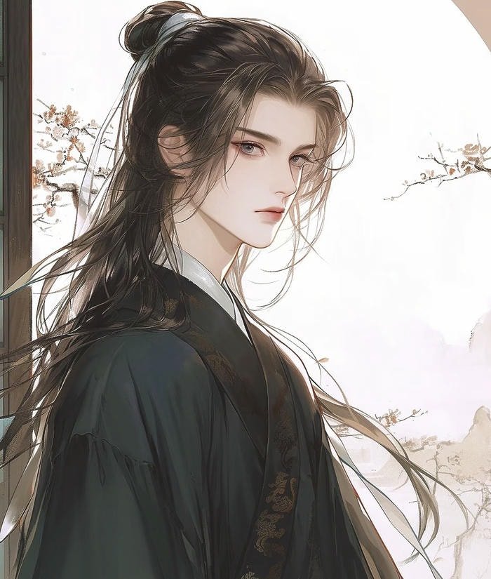ảnh anime nam cổ trang anh tuấn
