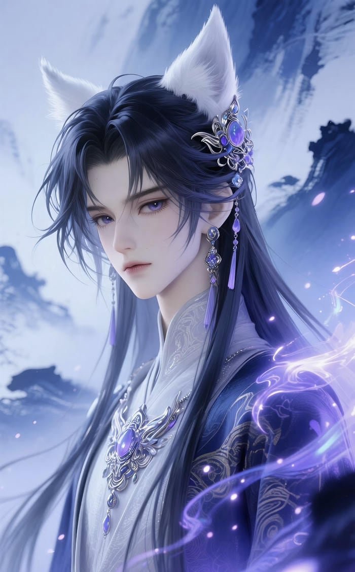 ảnh anime nam cổ trang mộng mơ