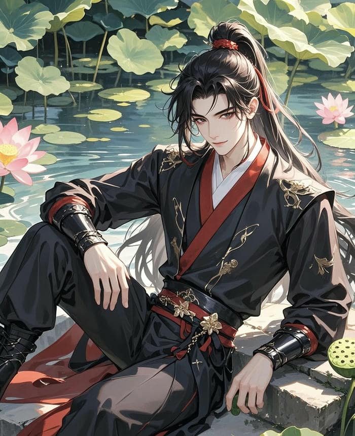 ảnh anime nam cổ trang ngầu