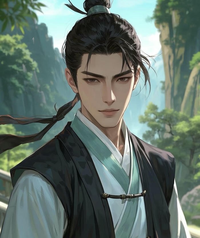 ảnh anime nam cổ trang võ hiệp
