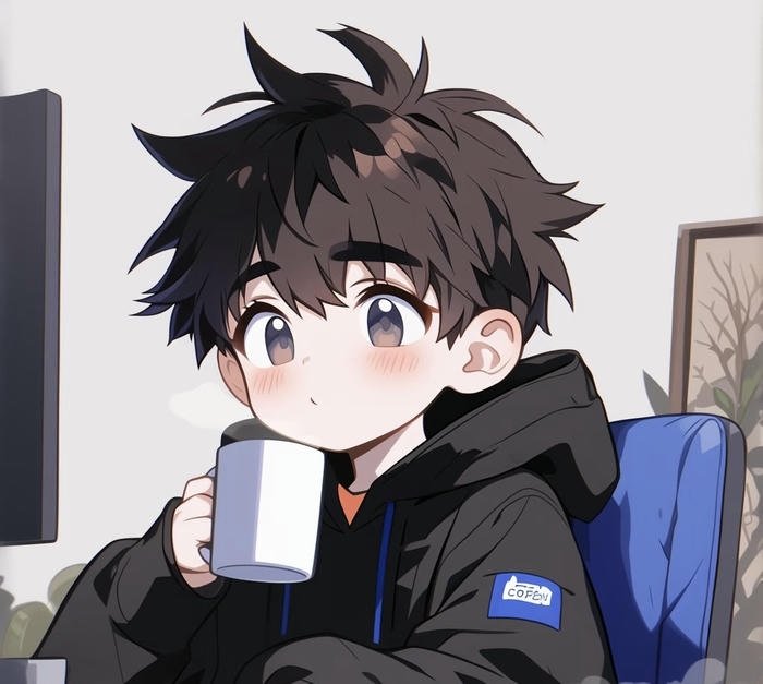 ảnh anime nam cute đơn giản