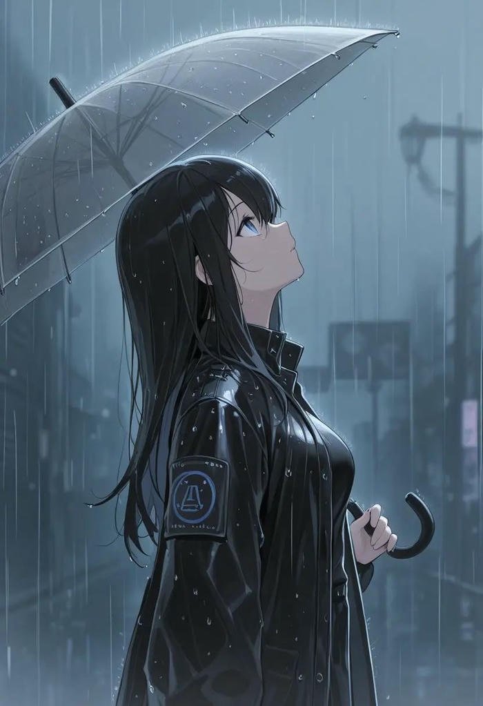 ảnh anime nữ buồn ánh nhìn vô định