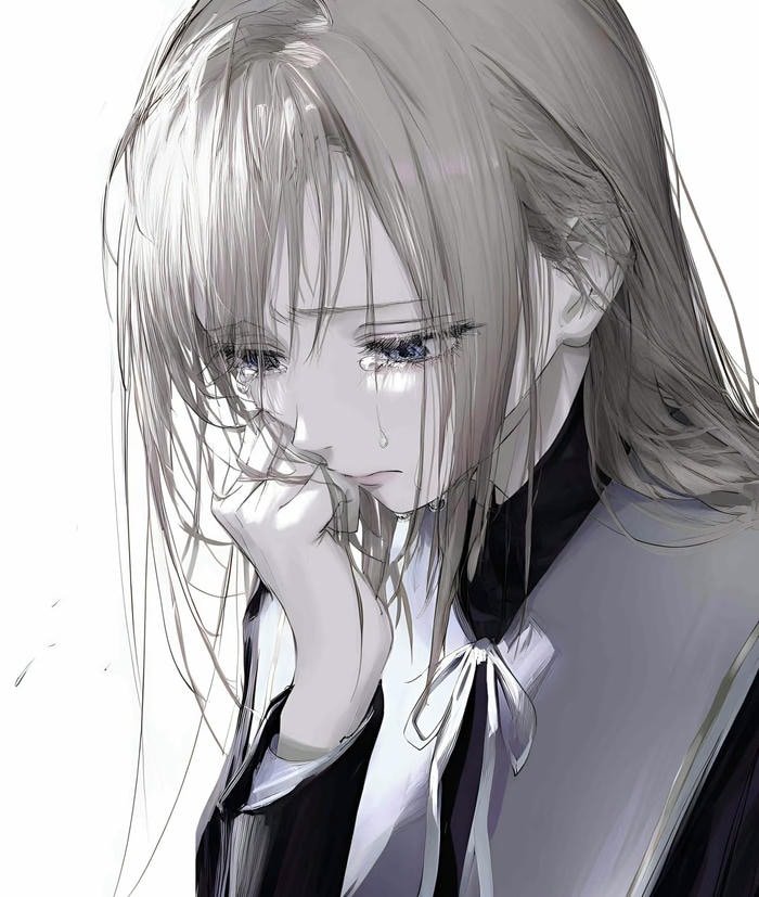 ảnh anime nữ buồn trầm lắng cô độc
