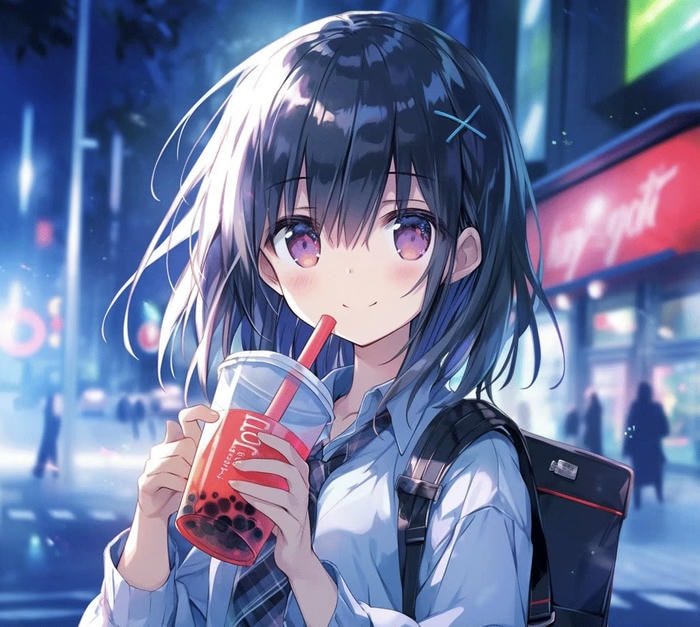 ảnh anime nứ học sinh đẹp hiếm