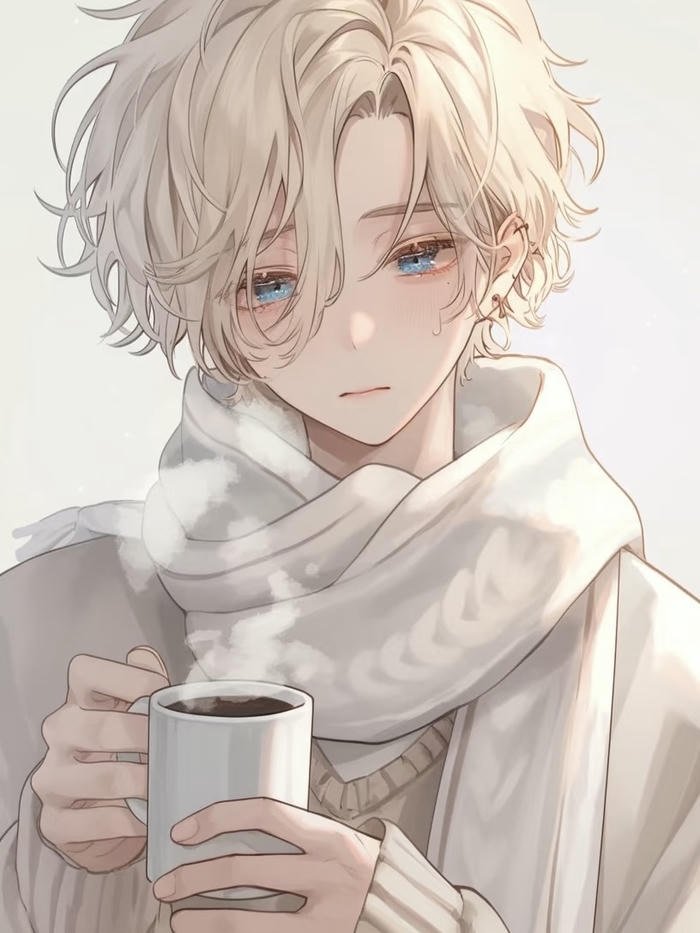 ảnh avatar anime nam buồn bực