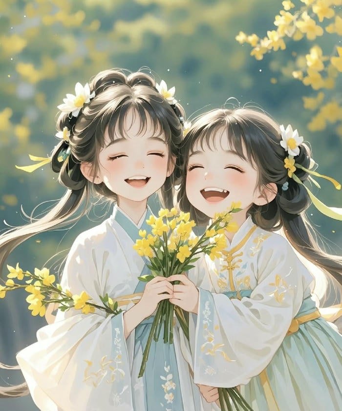 ảnh bạn thân anime hồn nhiên