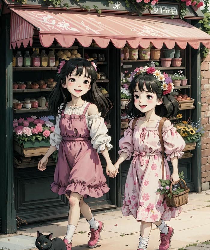 ảnh bạn thân anime vui vẻ