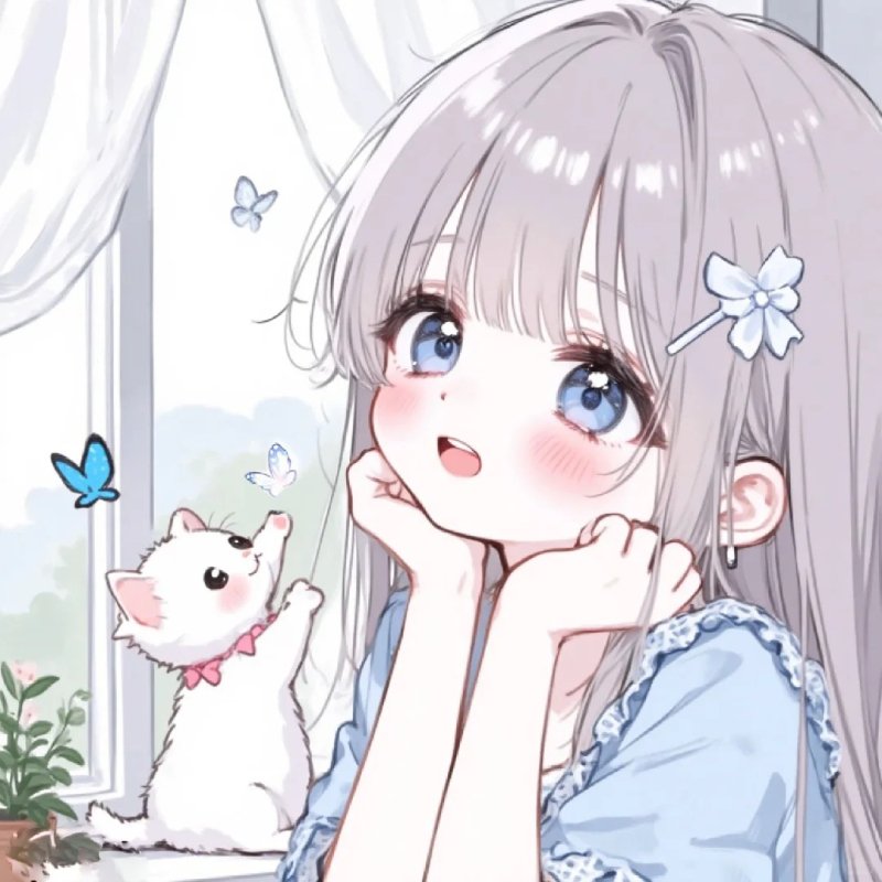 ảnh chibi nữ cute doodle vui nhộn đáng yêu dễ thương