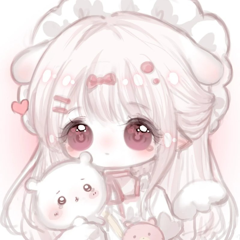 ảnh chibi nữ cute fanart xinh xắn đáng yêu ngây thơ