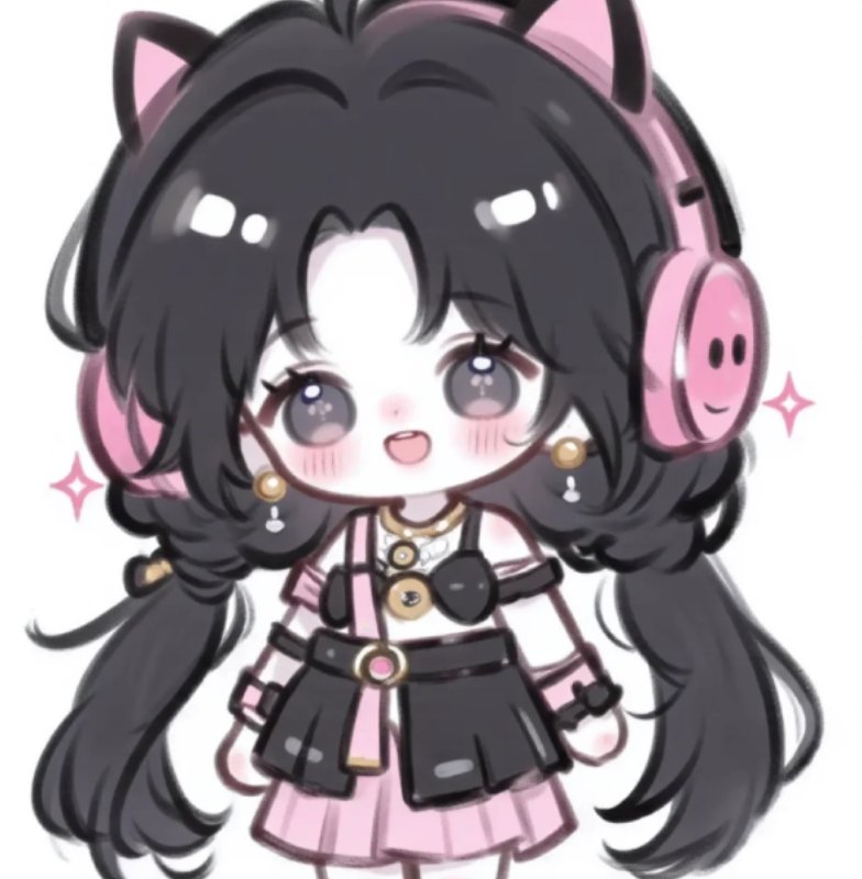 ảnh chibi nữ cute ngộ nghĩnh dễ thương xinh xắn