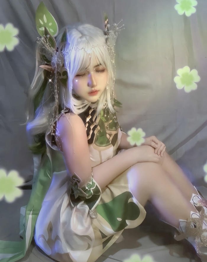 ảnh cosplay nahida tạo hình xinh