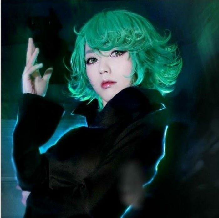 ảnh cosplay tatsumaki cổ áo cao