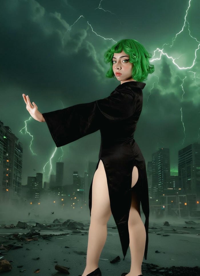 ảnh cosplay tatsumaki thân hình mảnh
